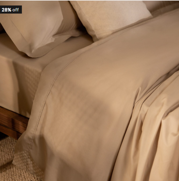 Jogo de Lençol Percal 100% Algodão Cristal