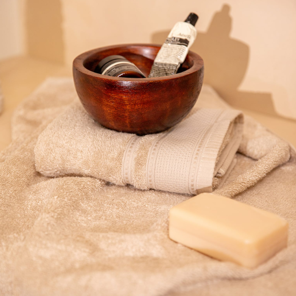 Jogo de Toalhas Gigante + Rosto + Piso Oasis 5 Peças