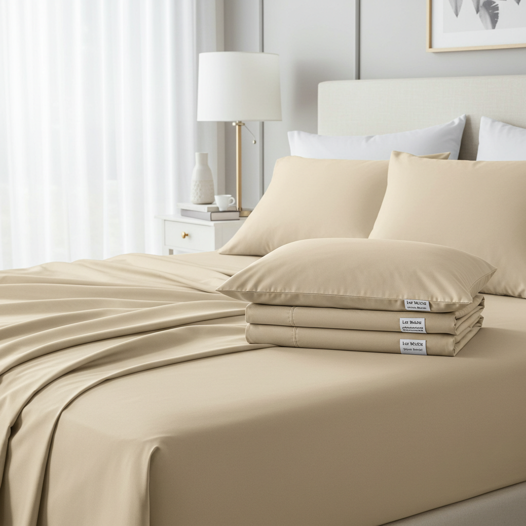 Jogo de Cama 200 Fios Lar Maciez – Algodão Premium com Toque Acetinado