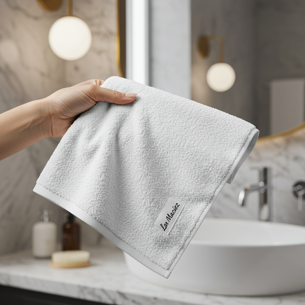 Kit com 3 Toalhas de Rosto Lar Maciez – Algodão Felpudo e Toque Suave