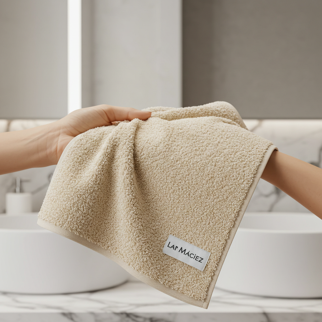 Toalha de Rosto Felpuda Lar Maciez – Algodão Premium e Toque Suave