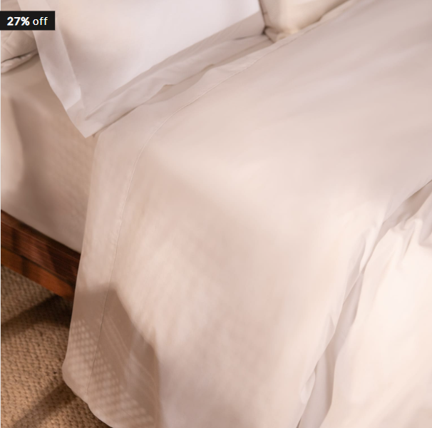 Jogo de Lençol Percal 100% Algodão Cristal