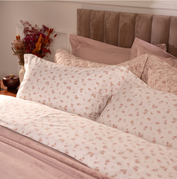 Jogo de Lençol Percal 100% Algodão Simone