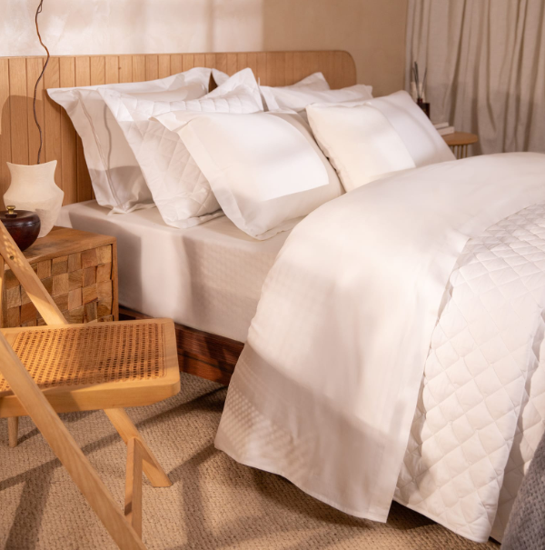 Jogo de Lençol Cetim 210 Fios 100% Algodão Vitta