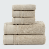 Jogo de Toalhas Gigante + Rosto + Piso Oasis 5 Peças