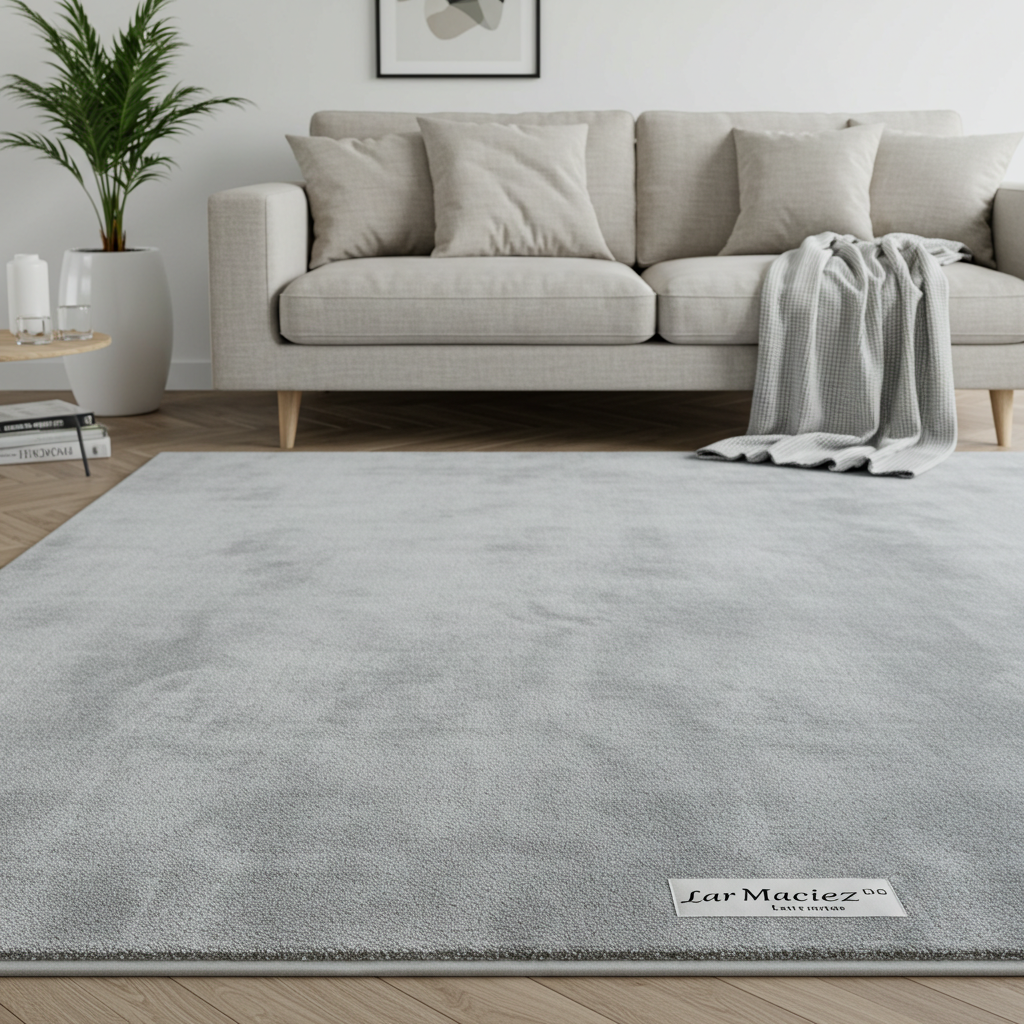 Tapete Decorativo Lar Maciez – Toque Aveludado, Antiderrapante e Sofisticado