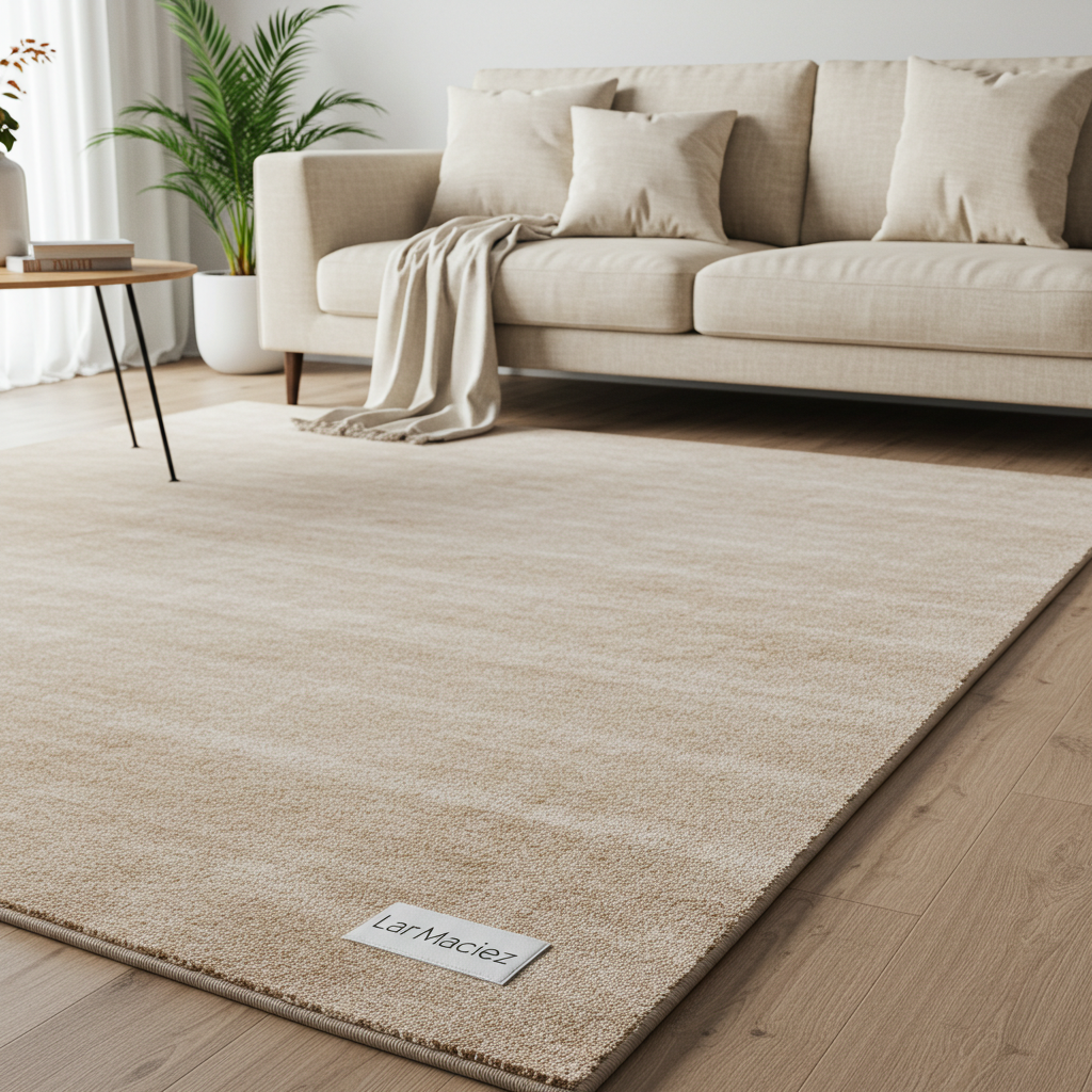 Tapete Decorativo Lar Maciez – Toque Aveludado, Antiderrapante e Sofisticado