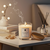 Vela Aromática Lar Maciez – Essência Suave e Design Sofisticado